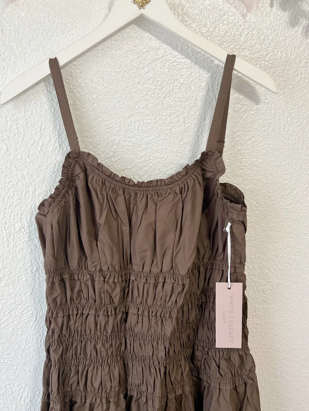 NWT White Closet Sleeveless Dropped Waist Maxi Dress Final Price No Offers - Picture 3 of 10